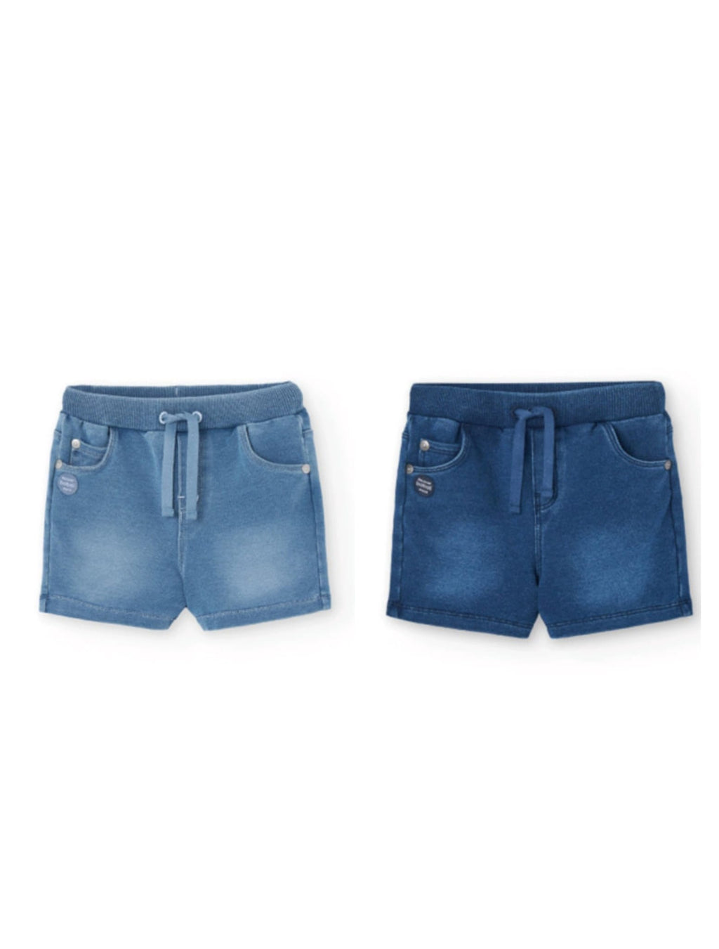 Short in felpa denim per bimbo -BCI