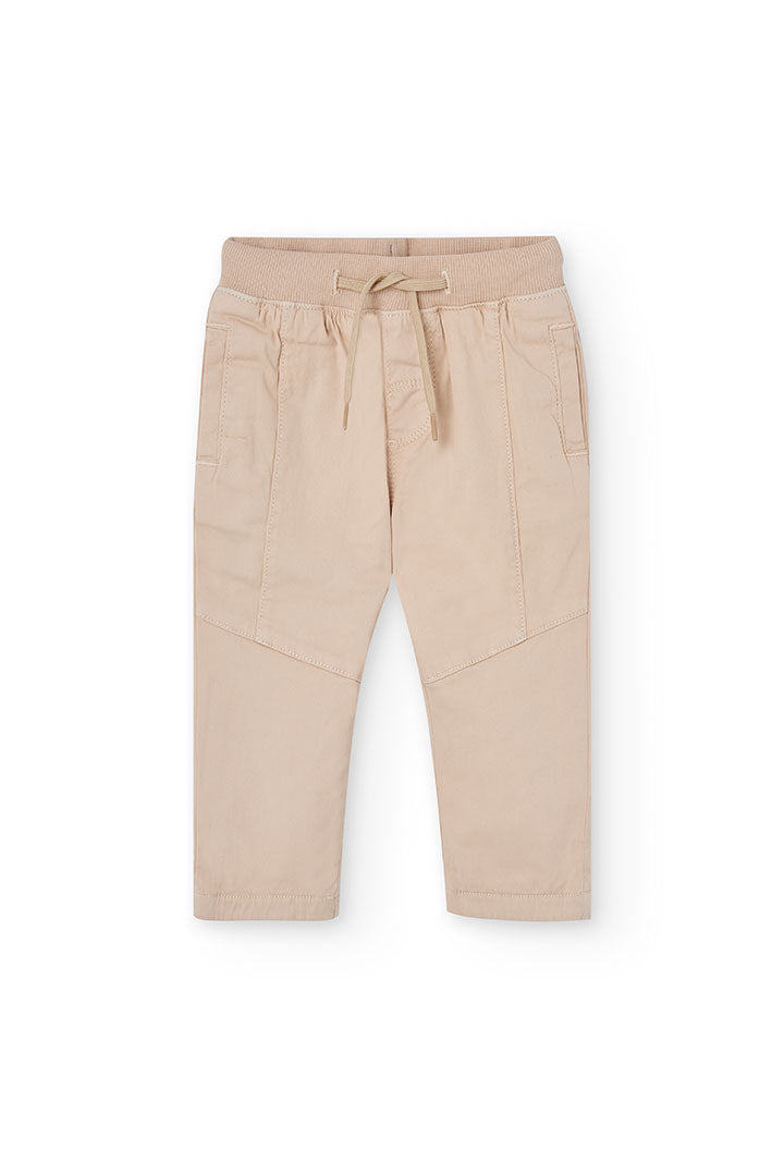 Pantaloni Gabardina Elastica per Neonati Boboli