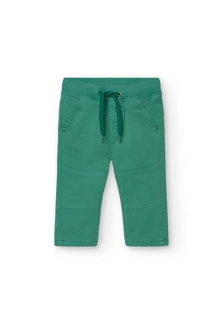 Pantaloni gabardina elastica per BAMBINO -BCI