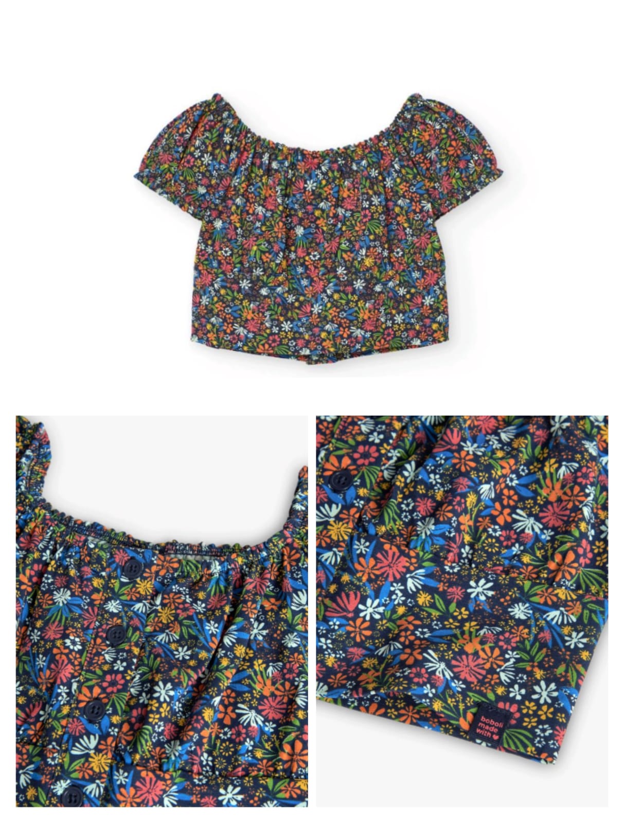 Maglietta jersey elastico per ragazza -BCI