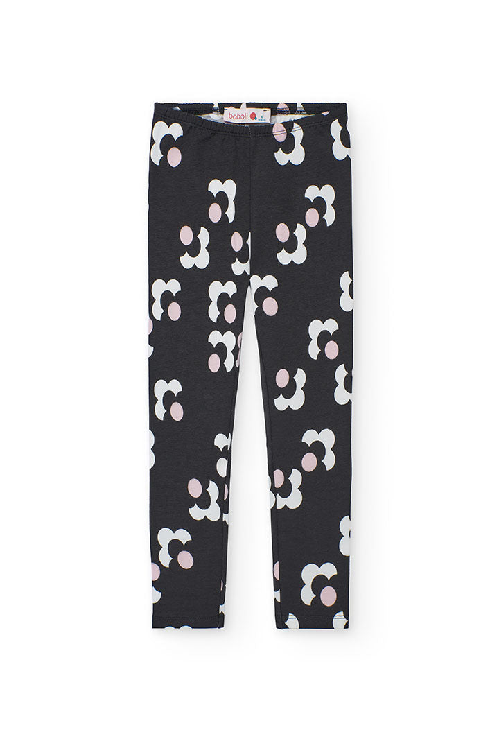 Leggings Jersey Fantasia Elastico per Ragazza Boboli