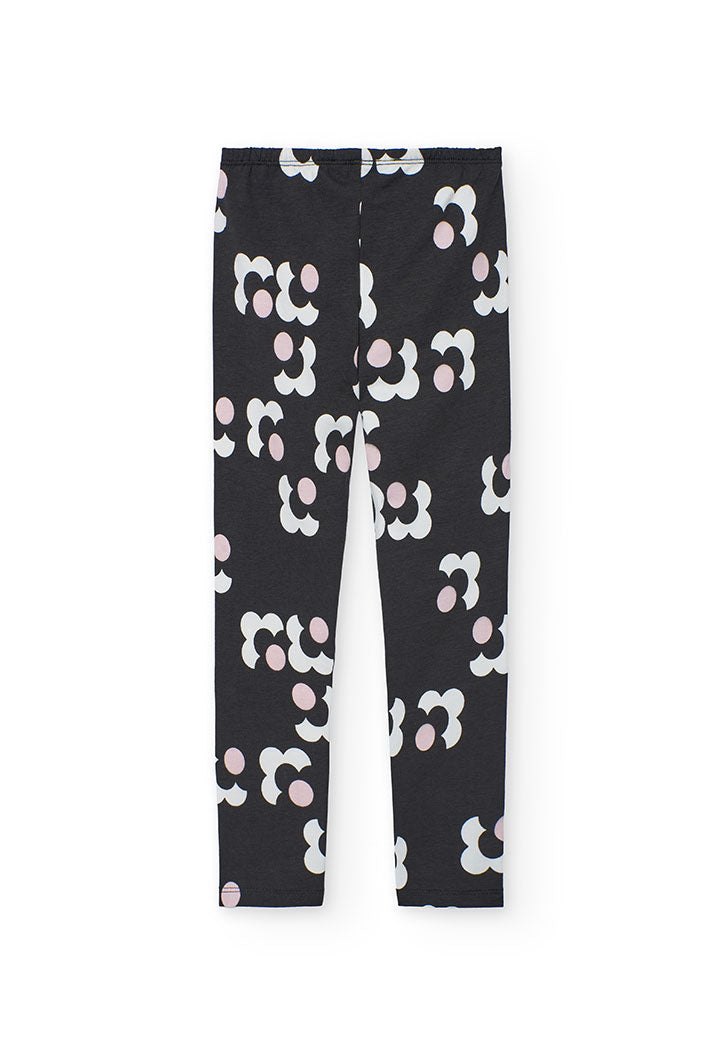 Leggings Jersey Fantasia Elastico per Ragazza Boboli