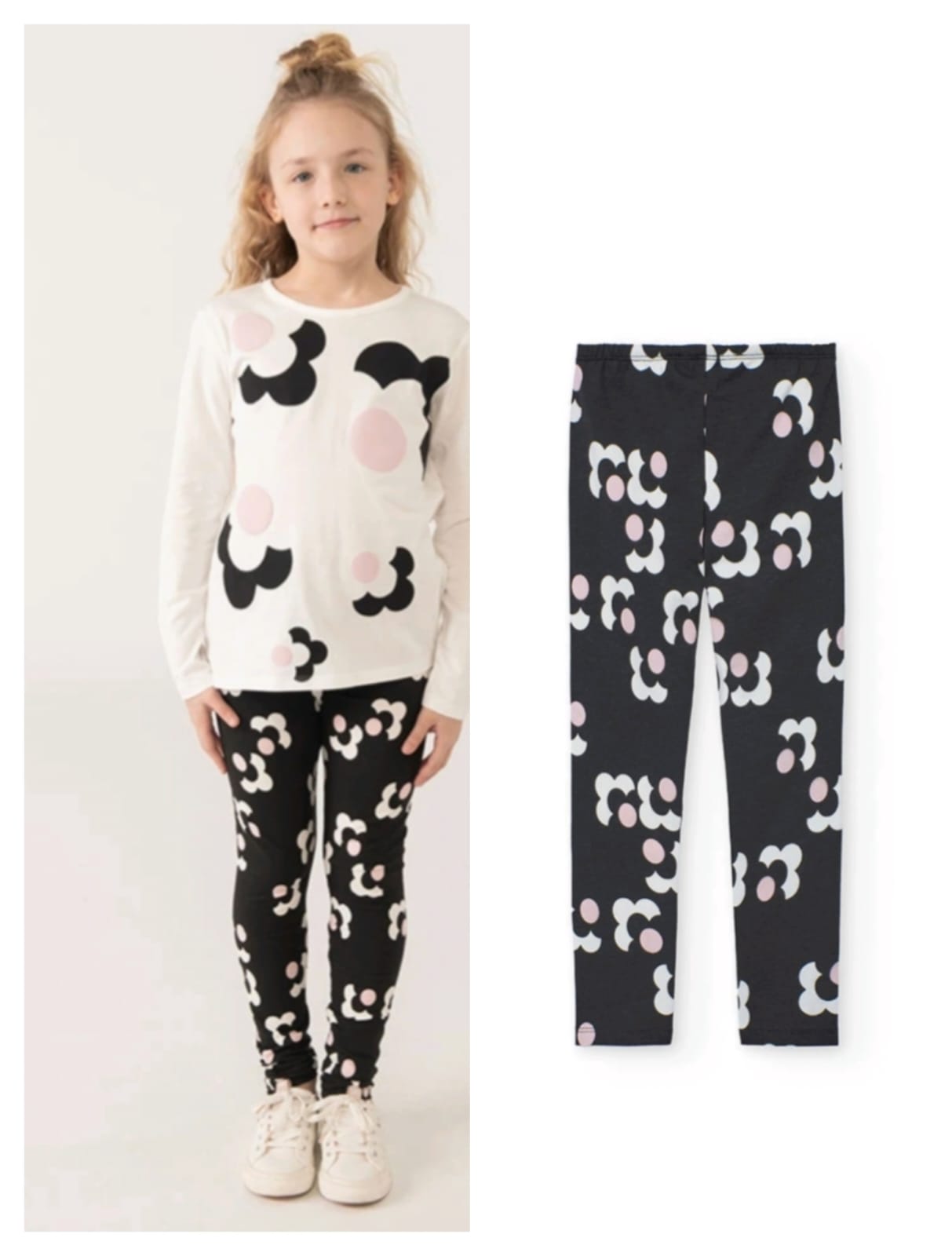 Leggings jersey FANTASIA elastico per ragazza -BCI