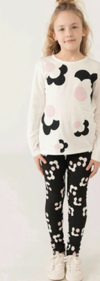 Leggings jersey FANTASIA elastico per ragazza -BCI