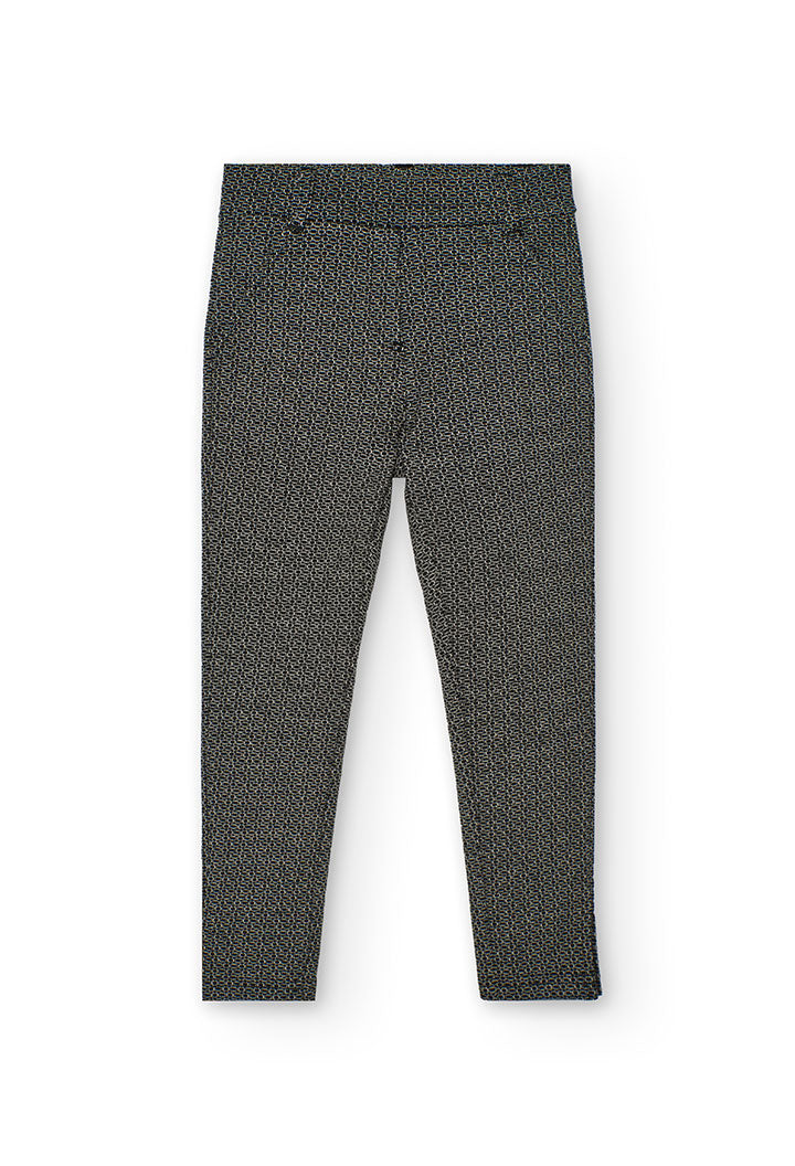 Pantaloni jacquard per ragazza -BCI