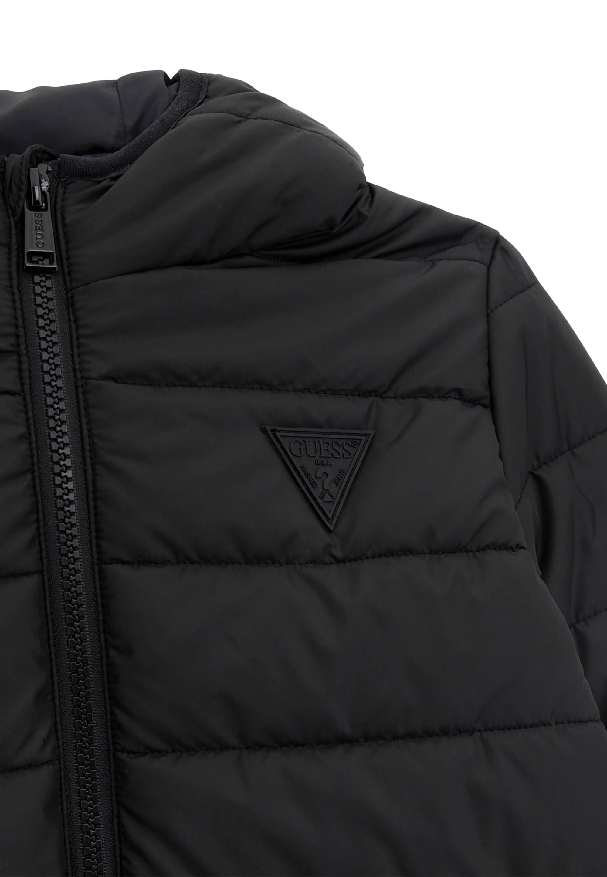 Giacche e capispalla Jacket W/zip 100 Grammi Nero Guess - Bambini