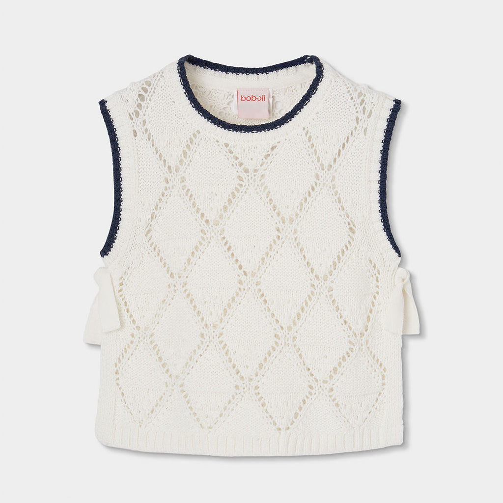 GILET MAGLIA PER RAGAZZA