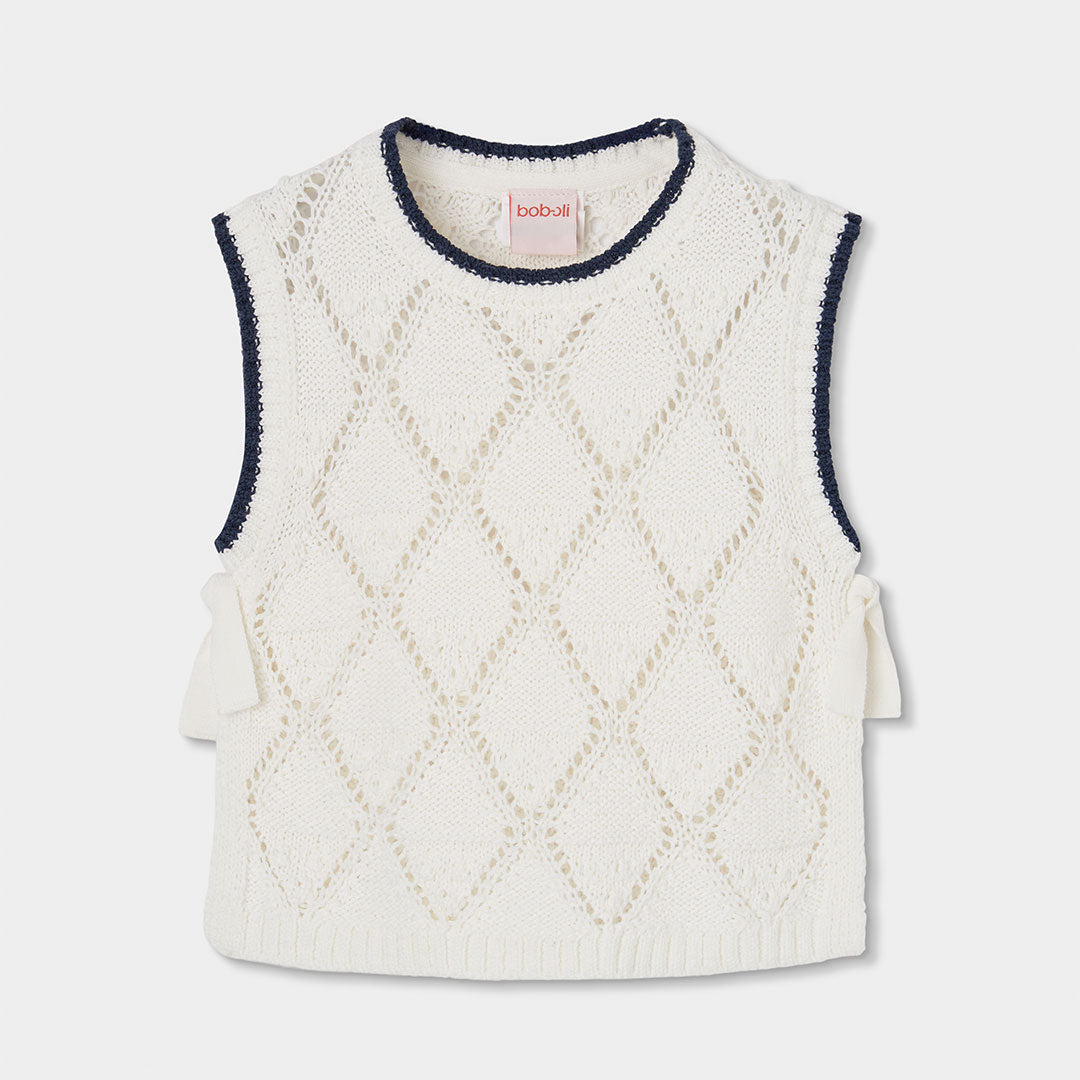 GILET MAGLIA PER RAGAZZA