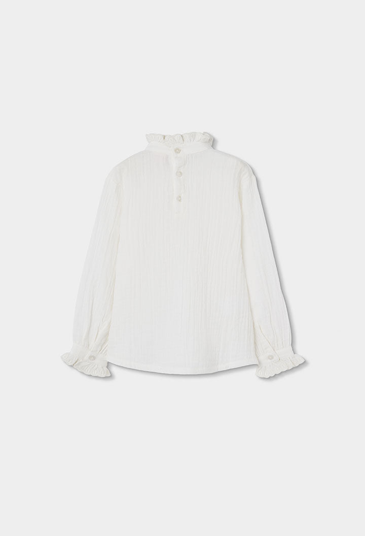 Blusa Ragazza Off White Boboli