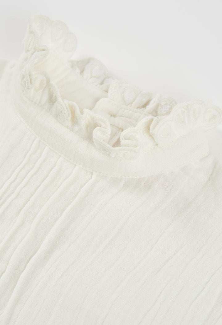 Blusa Ragazza Off White Boboli