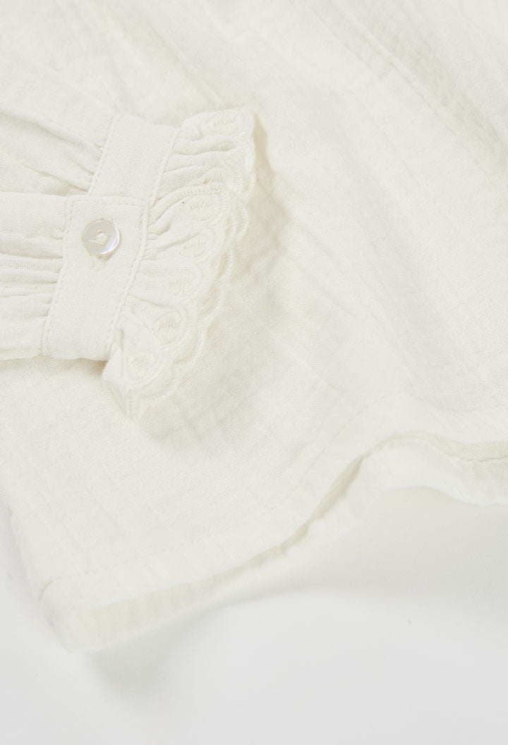 Blusa Ragazza Off White Boboli