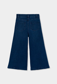 Pantaloni Denim Elastico Ragazza Azzurro Boboli