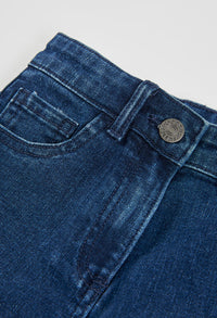 Pantaloni Denim Elastico Ragazza Azzurro Boboli