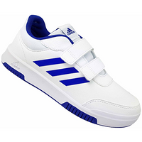 Scarpa Adidas Tensaur Bianche con Strisce Blu e Strappi - Bambino