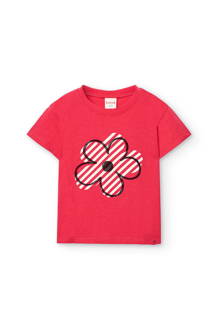 Maglietta jersey flame per ragazza -BCI