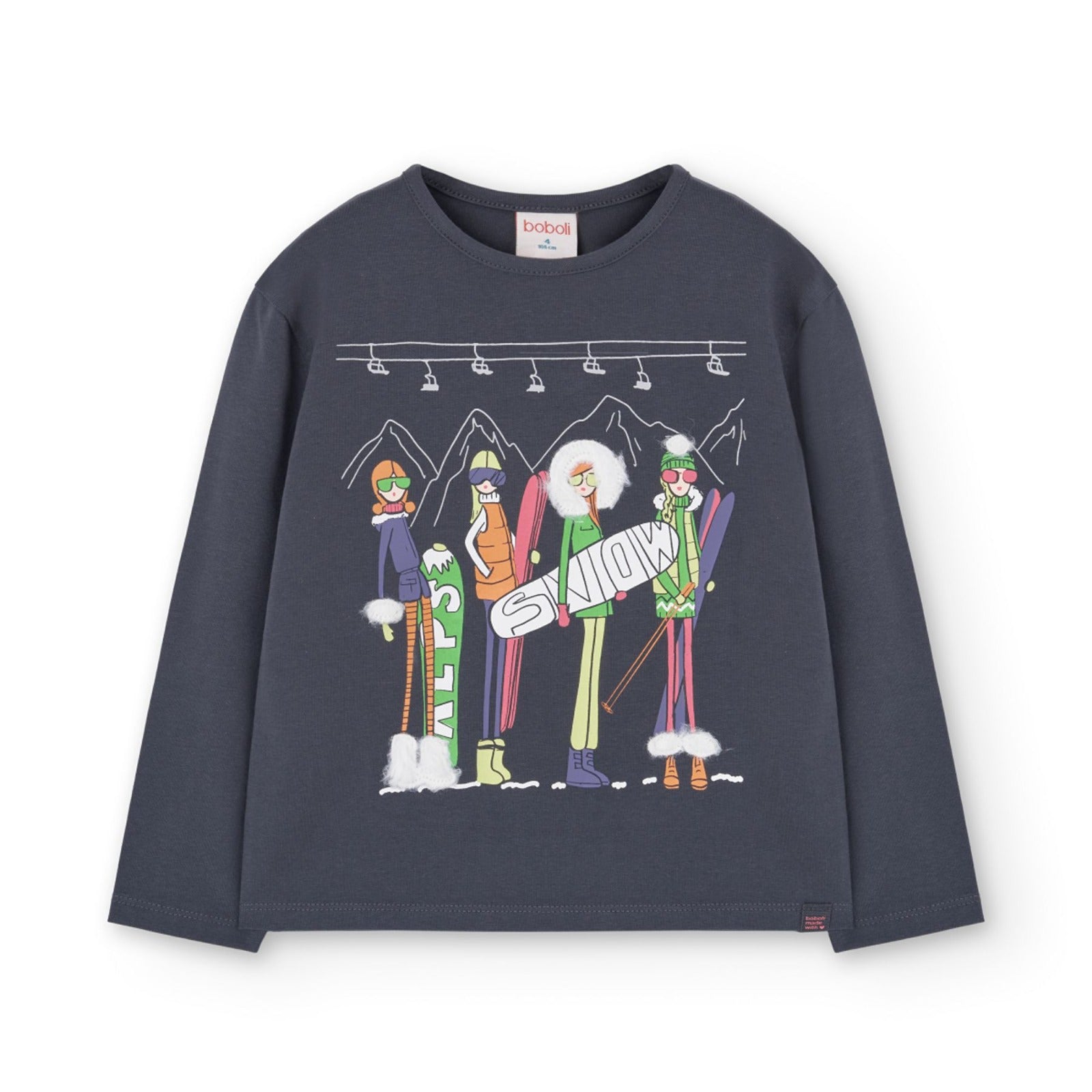 T-SHIRT MANICA LUNGA BOBOLI RAGAZZA