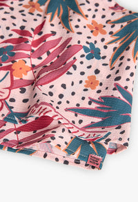 T-shirt e maglie Top in Crêpe per Bambina e Ragazza con Stampa Floreale in Color