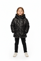 Parka tessuto tecnico per ragazza