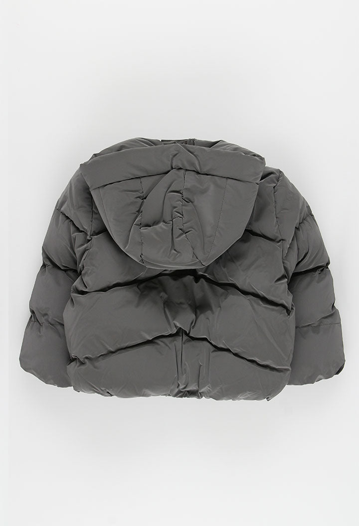 Parka Tessuto Tecnico Ragazza Piombo Boboli