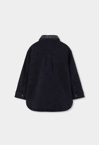 Vestito Denim Ragazza Nero Boboli