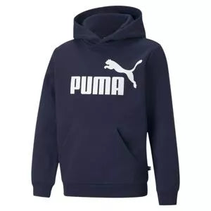 Felpa Blu Felpata della Puma con Cappuccio e Logo Frontale- Unisex Adidas