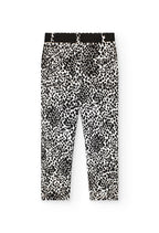 Pantaloni di Maglia per Bambina con Stampa in Bianco e Nero Boboli