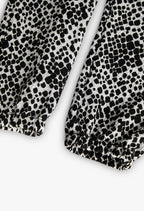 Pantaloni di Maglia per Bambina con Stampa in Bianco e Nero Boboli