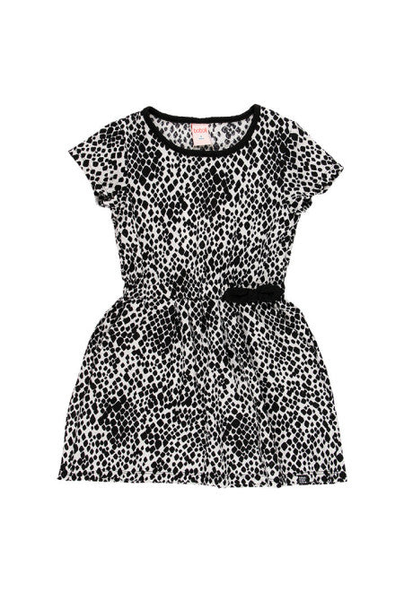 Vestito jersey stampato per ragazza