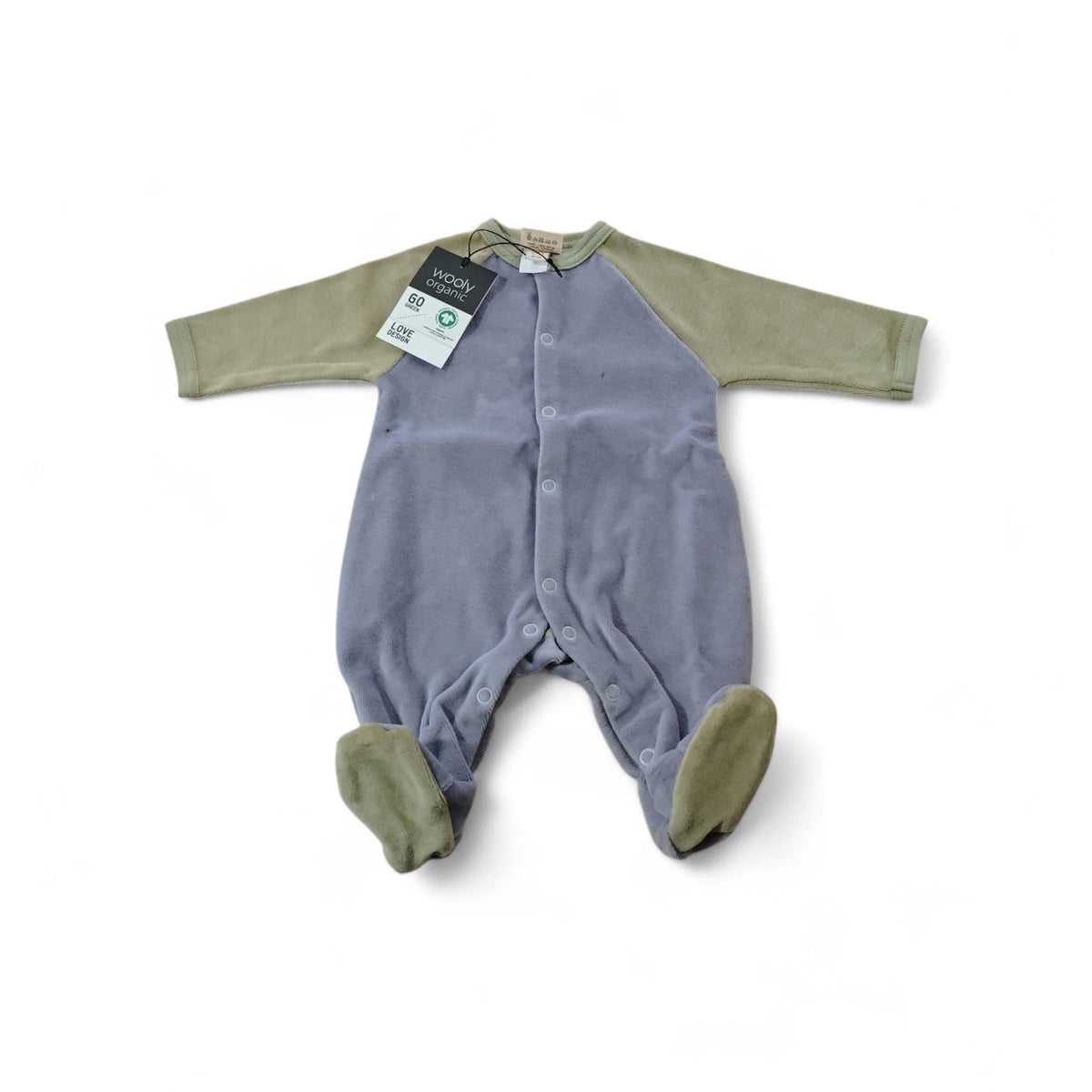 Tutina Ciniglia Manica Lunga Wooly Organic - Neonati