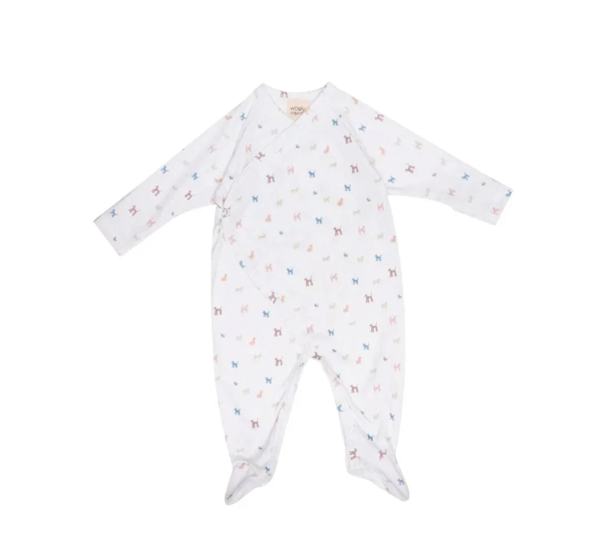 Body Manica Lunga Wooly Organic - Neonati