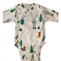 Body Incrociato Bosco Manica Lunga Wooly Organic - Neonati