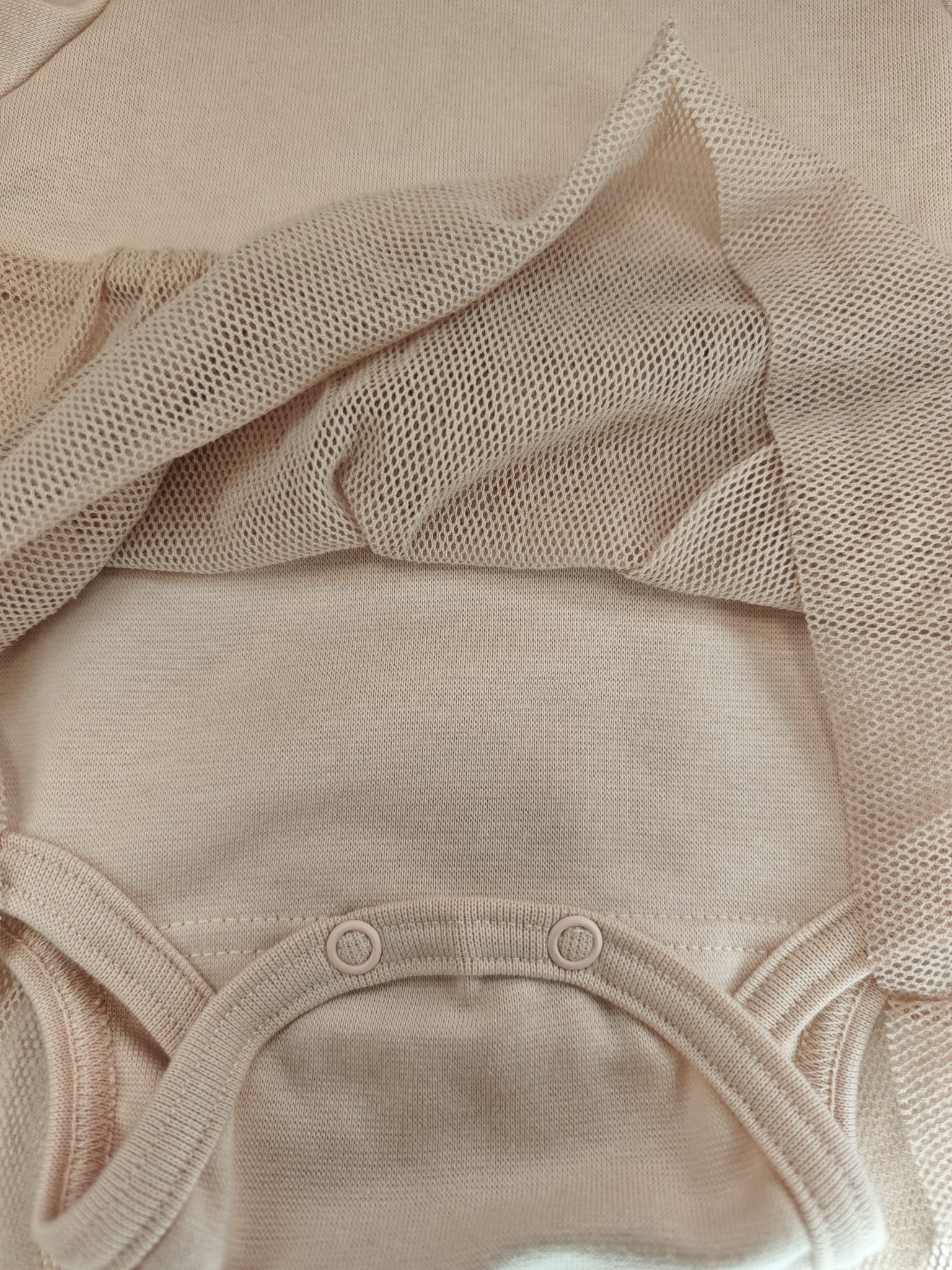 Shortsleeve Baby Dress - Gots Wooly Organic - Neonata