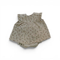Corredo Nascita Muslin Blouse With Bloomers - Gots Wooly Organic - Neonata