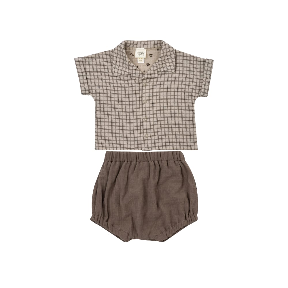 Corredo Nascita Muslin Baby Shirt Wooly Organic - Neonato