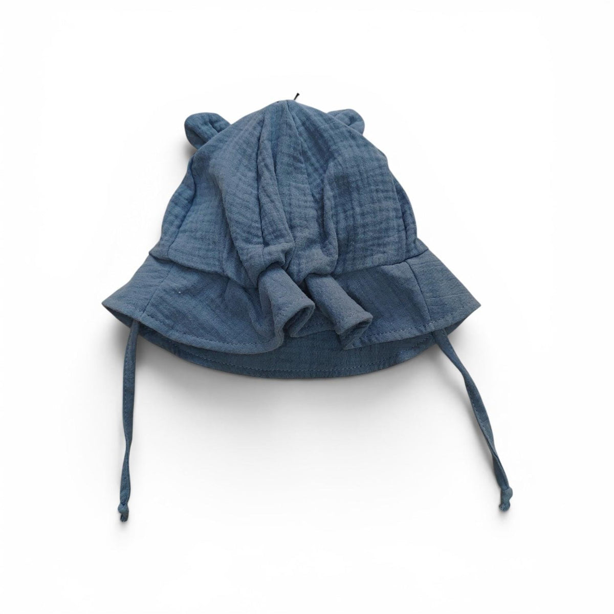 Accessori Muslin Sun Hat With Teddy Ears - Gots - Ss25 Wooly Organic