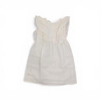Abiti e vestiti Muslin Plumetis Dress With Ruffles - Gots Wooly Organic - Bambin