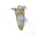 Accessori Mussola Blanket con Coniglietto in Peluche Wooly Organic
