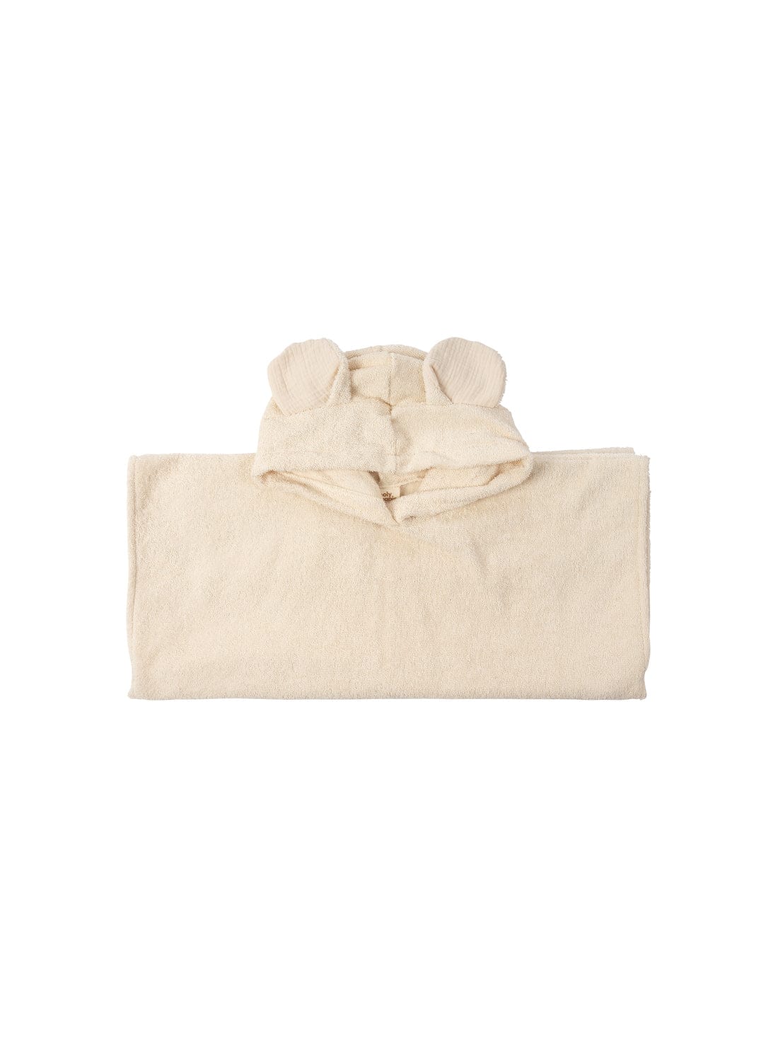 Accessori Poncho/accappatoio per Bambini con Orecchie - Gots 70X70 Wooly Organic