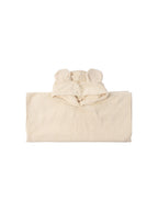 Accessori Poncho/accappatoio per Bambini con Orecchie - Gots 70X70 Wooly Organic