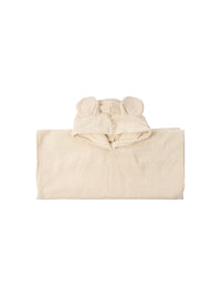 Accessori Poncho/accappatoio per Bambini con Orecchie - Gots 70X70 Wooly Organic
