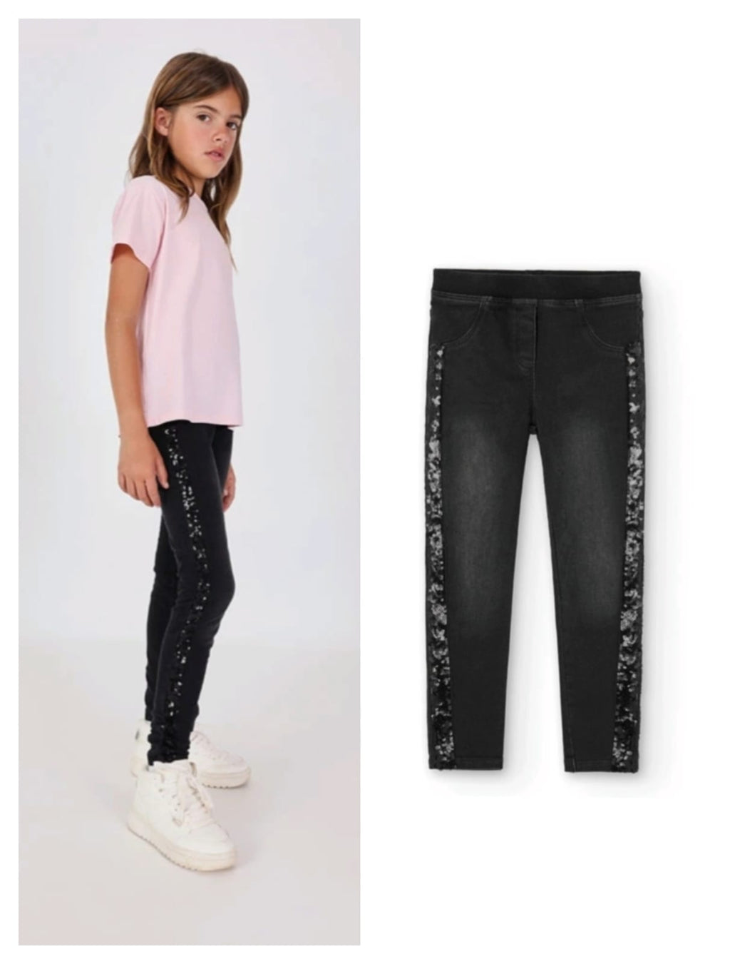 Pantaloni denim per ragazza -BCI