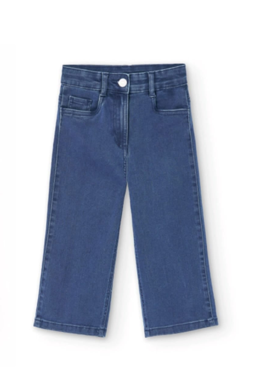 Pantaloni denim elastico per ragazza -BCI
