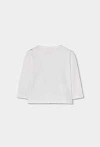 Maglietta Jersey Bambina Off White Boboli