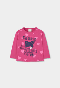 Maglietta Jersey Bambina Fucsia Boboli