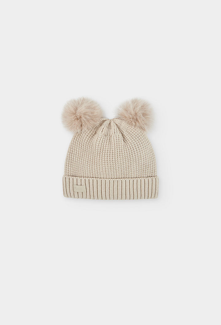 Cappello Tricotosa Bambina Crema Boboli