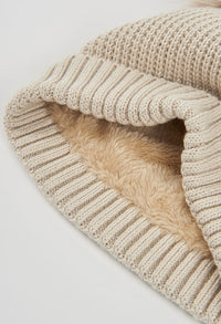 Cappello Tricotosa Bambina Crema Boboli