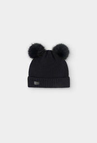 Cappello Tricotosa Bambina Nero Boboli