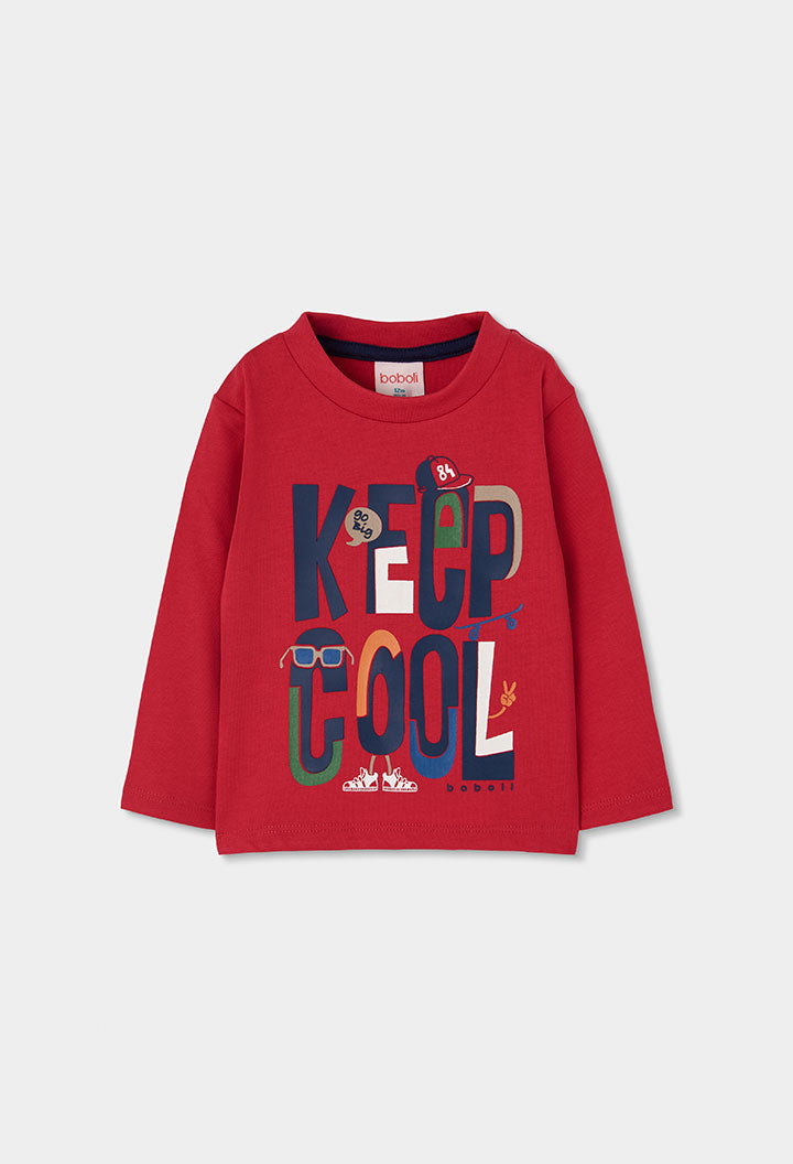Maglietta Jersey Bambino Granato Boboli