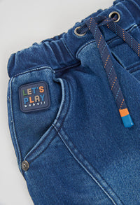 Pantaloni Denim Bambino Azzurro Boboli