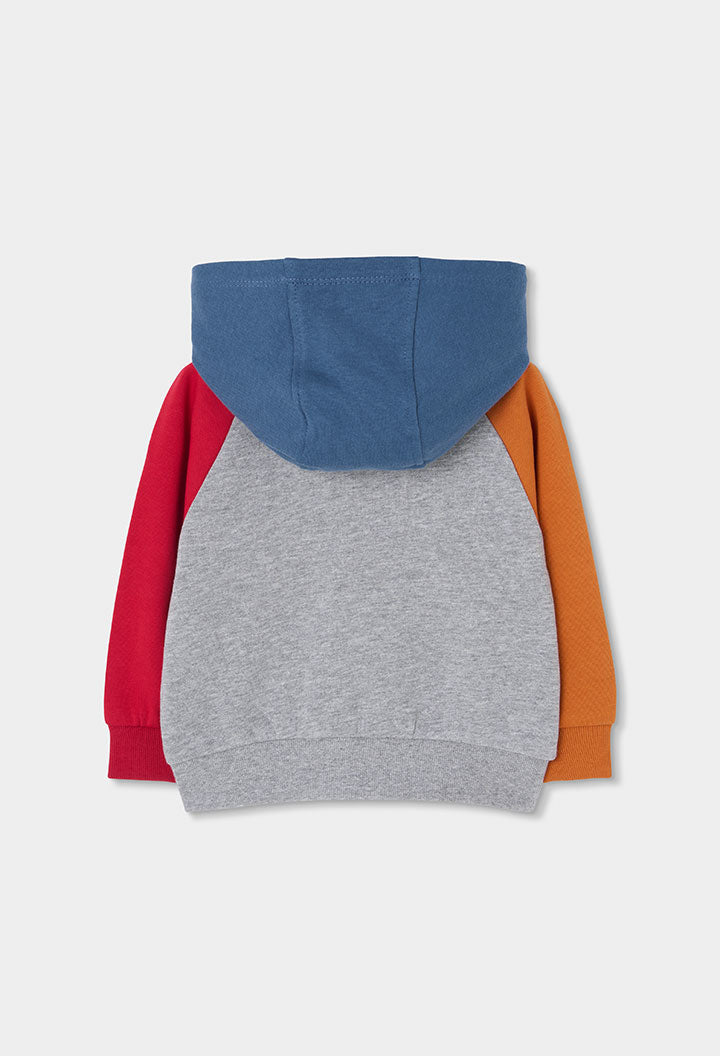 Giacca Felpata Bambino Grigio Boboli